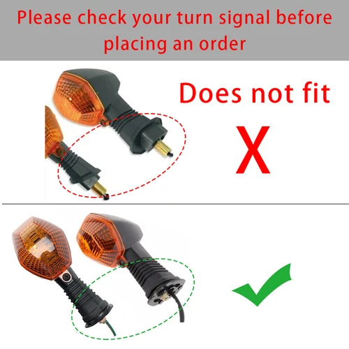 Imagen 2 del producto Luz indicadora de señal de giro delantera y trasera para SUZUKI DL 1000 /650 v-strom DL650 DL1000 2004-2012 2010 2011 luces izquierda derecha
