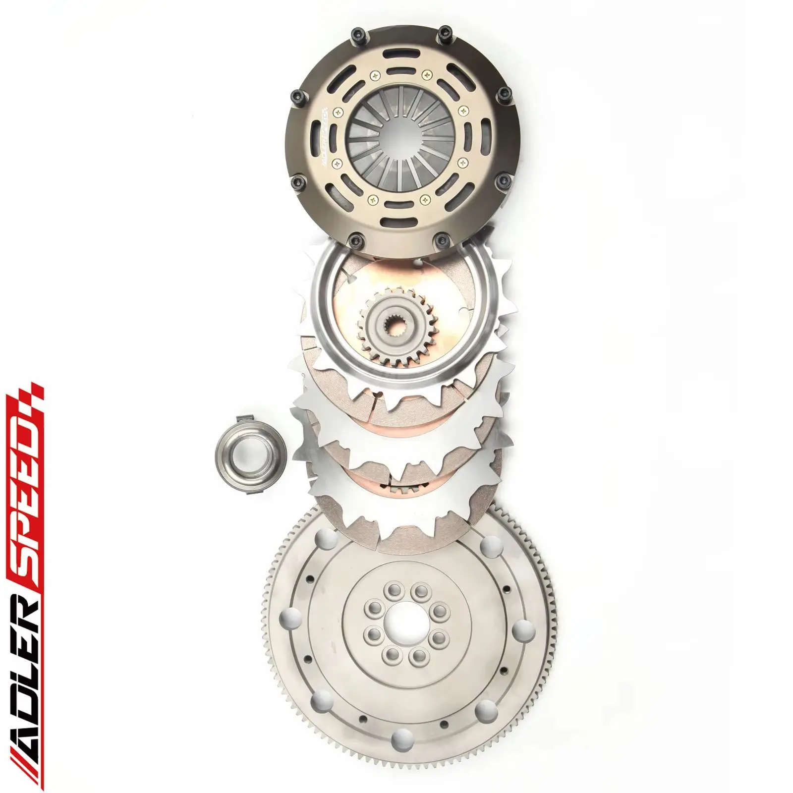 ADLERSPEED Disco de Embrague Triple de 7.25" (185mm) para INFINITI G20 200SX NX Nissan SENTRA SE SE-R 1.8L 2.0L SR20DE