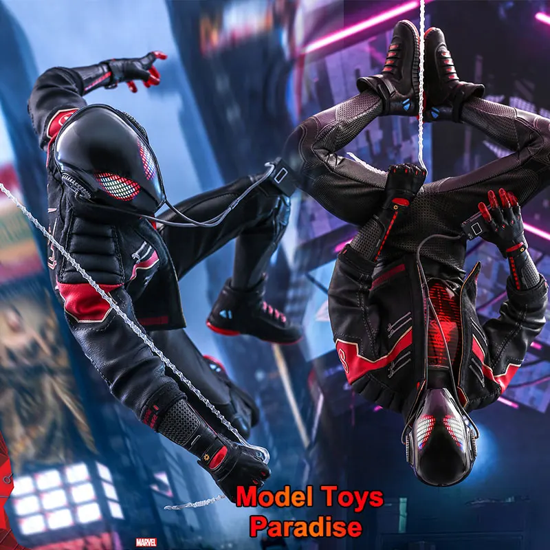 

HT HotToys VGM49 1/6 Men Soldier Spider Man Marvel Super Hero Miles Morales Full Set 12inch Action Figure Collectible Toys Gifts