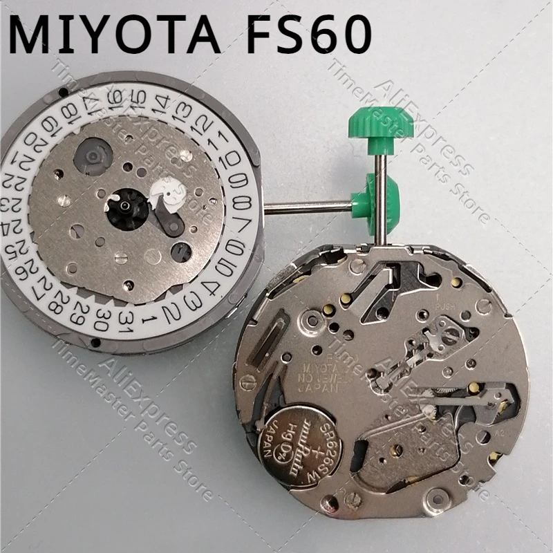 Brand New & Original Japan Miyota FS60 Movement FS60 Quartz Movement Three-Point Calendar Watch Accessories