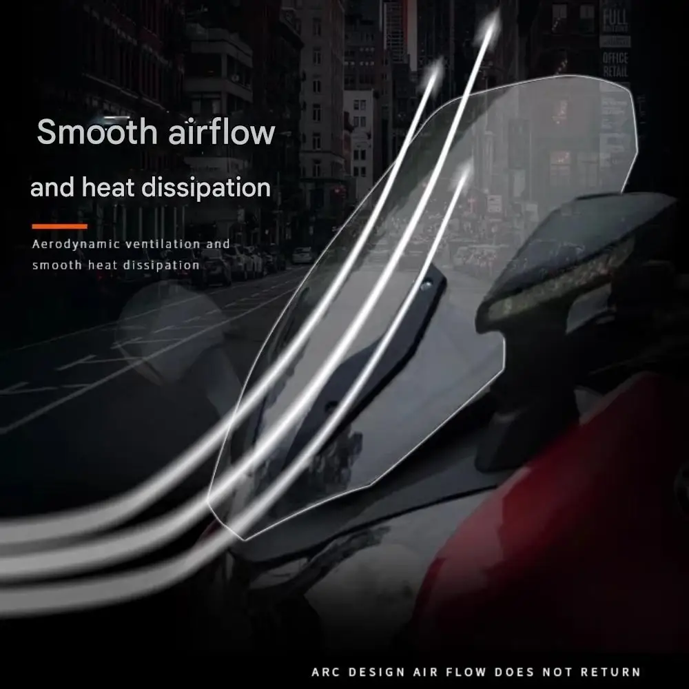 For BMW C650GT Modified Heightened Thickened Imported Windshield Front Chest Protector