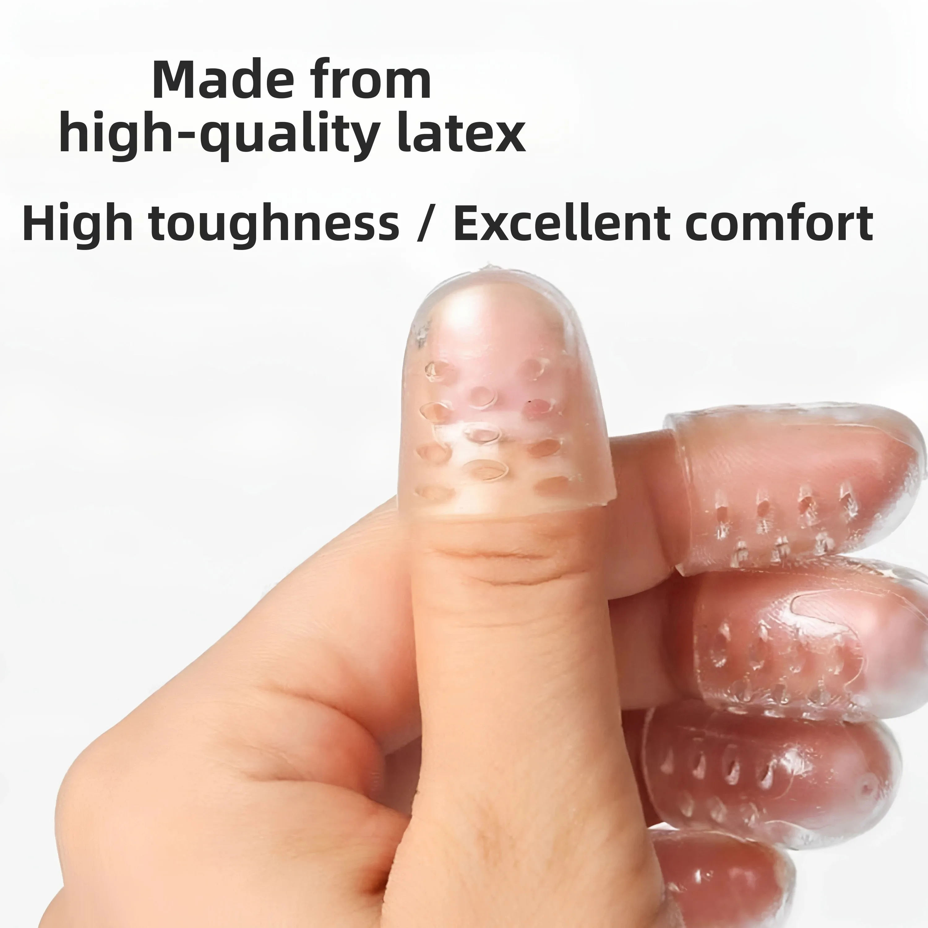 Silicone Finger Protection Cover Empty Nail Fracture Waterproof Protective Use Nail Cover Home Daily Hand Protection