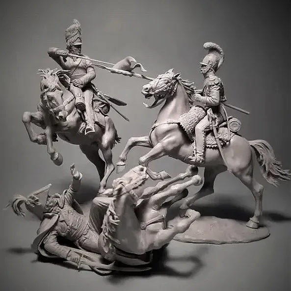 

1/32 Resin Soldier model kits figure colorless and self-assembled A-2242