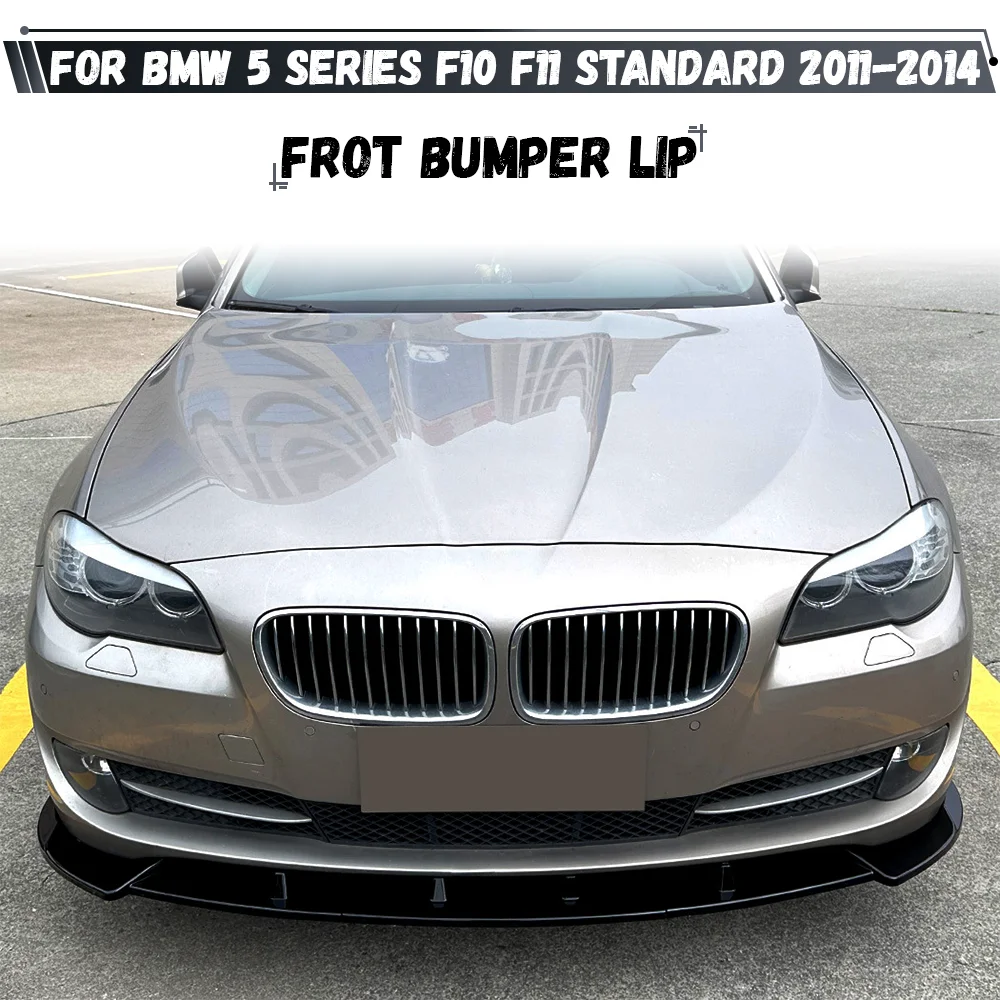 

For BMW 5 Series F10 F11 Standard 520i 530i 2011 2012 2013 2014 LCI Front Bumper Lip Splitter Diffuser Spoiler Guard