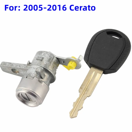 Imagen 1 del producto XIEAILI OEM cerradura de puerta izquierda de coche cilindro barril para Kia 2005-2016 Cerato con 1 Uds llave