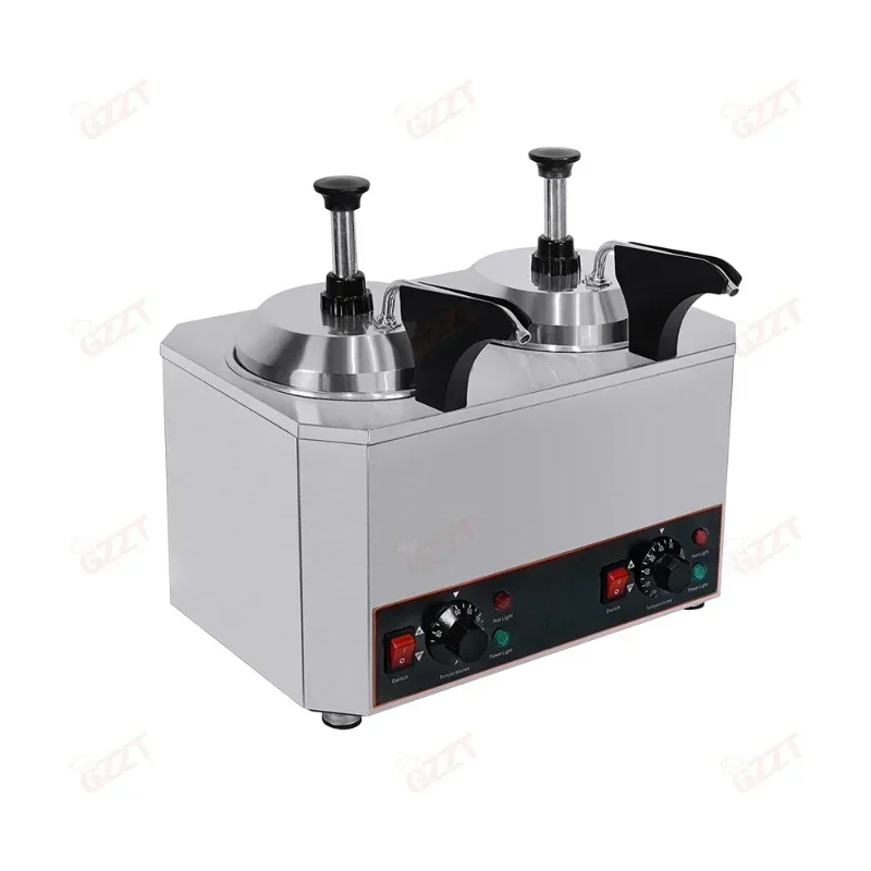 

Hot Sales2L*2 Soy Sauce Dispenser Hot Cheese Dispenser Gravy Warming Dispensing Machine