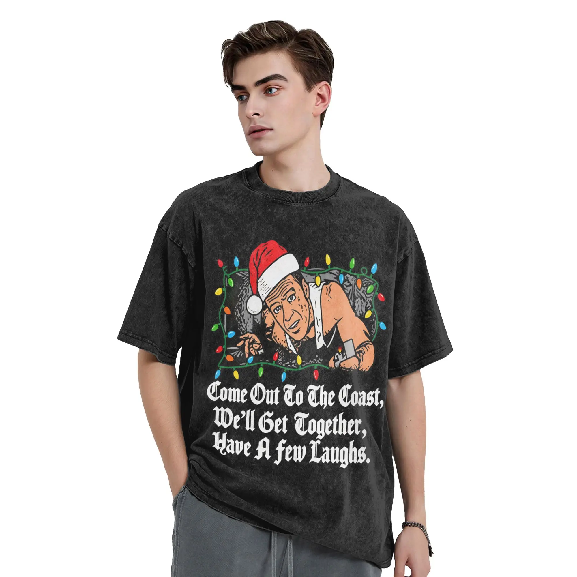YIPPEE KI YAY  T-Shirts Men Die Hard Leisure 100% Cotton Tees O Neck Short Sleeve T Shirt Printed Clothes