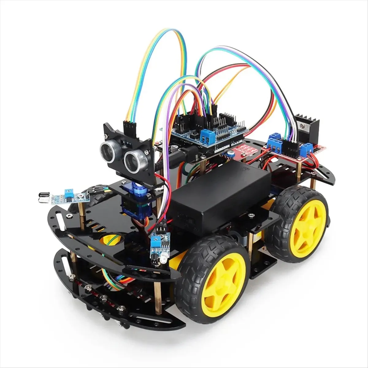 Smart Robot Car Coding Kit for Programming Great Fun Education Learning Robotic Complete Automation Kit-DTD2