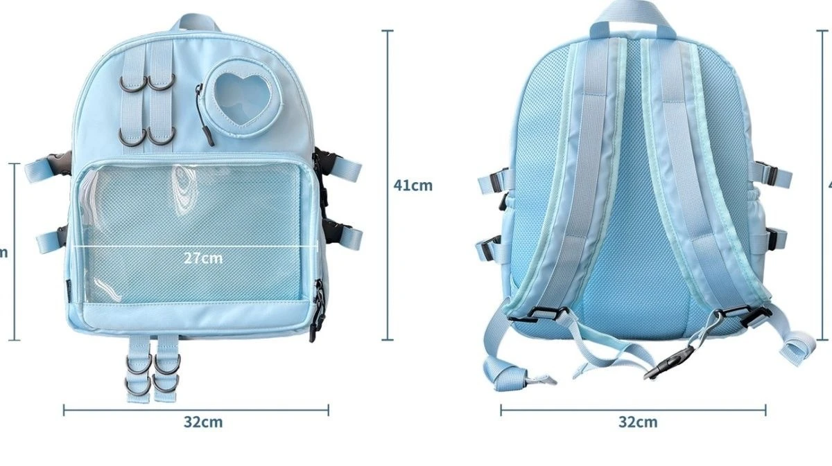 Pain Bag Girl Fashion Shoulder Junior High School Backbag Large Capacity Canvas Leisure Computer Travel New Model Itabag IB072