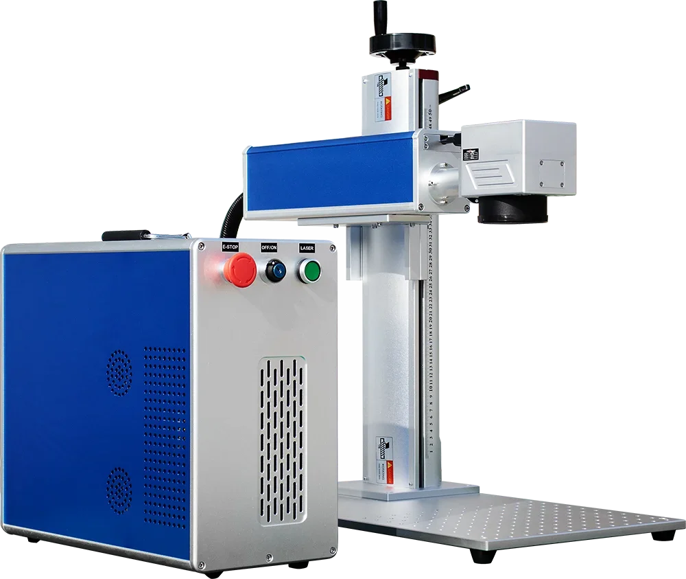 Floorstand Fiber Cnc Marker 20w 30w 50w Fiber Marking Machine Price 50 Watt Fiber For Engraving Metal Marking