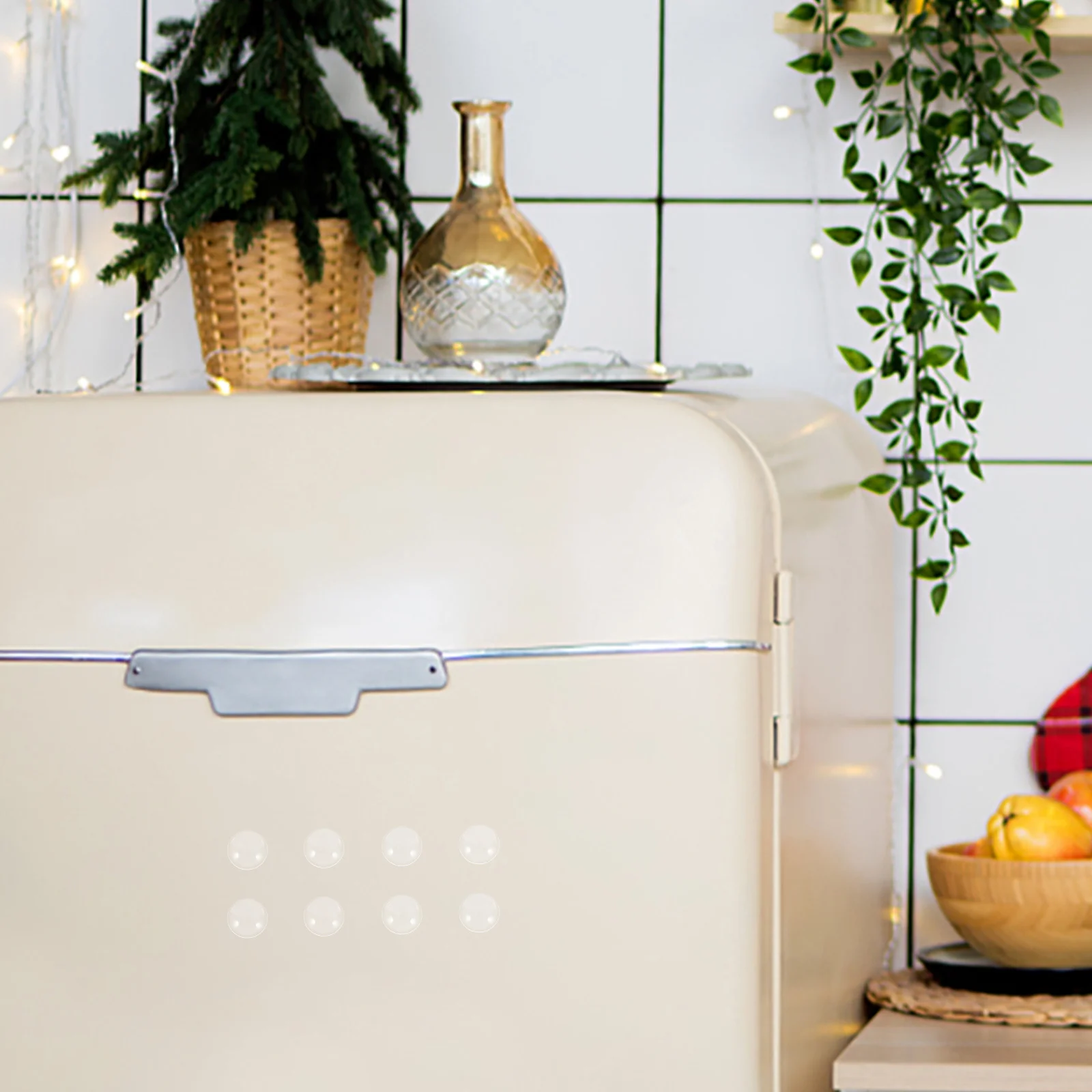 

100pcs Glass Cabochons 20Mm Clear Round Flatback Craft Cabochons For Diy Jewelry Decor Refrigerator Stickers Glass