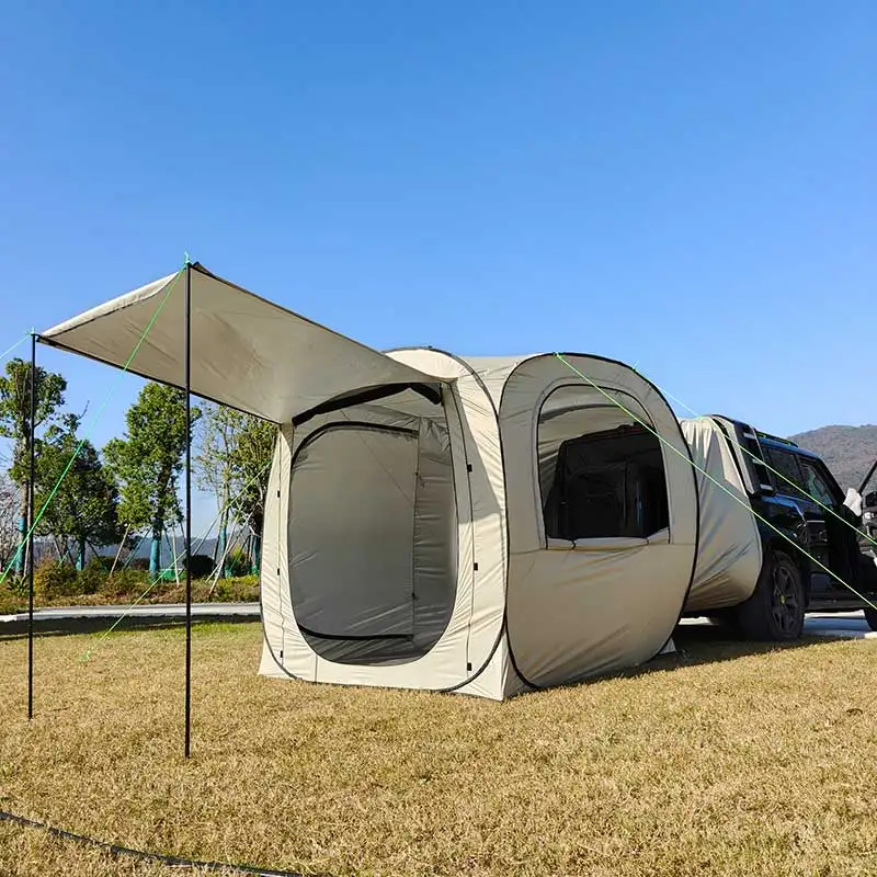 Portable Air Conditioner Camping Tent to Achieve the Freedom of Heat&Cooling, 7 Feet Height, Pop Up Family SUV Camping Tent