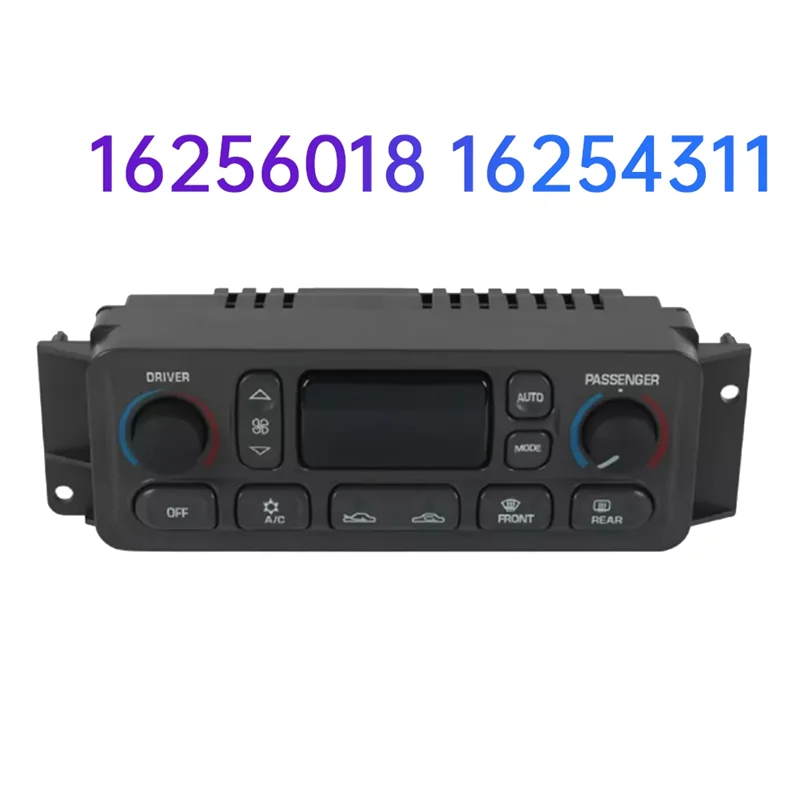 

Car Air Conditioner Heater Climate Control Module AC Control Unit 16256018 16254311 Forchevrolet Corvette 1997-2004