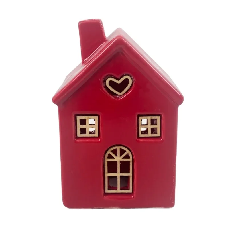 

Christmas hollow new year house landscaping cartoon decoration night light ornament, props handicraft gifts