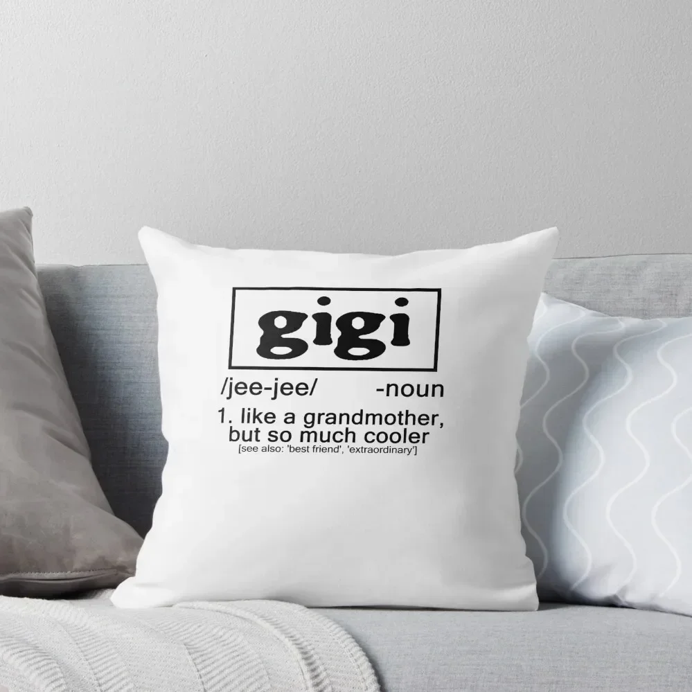 Gigi Like a Grandmother Throw Pillow Pillow Decor anime girl pillow