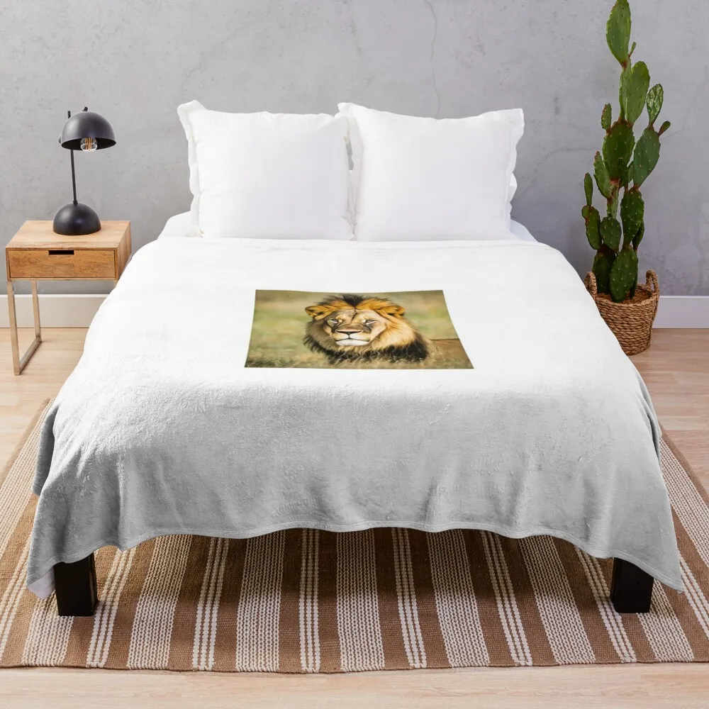 

A lion in nature 40. Throw Blanket Hair warm for winter valentine gift ideas Blankets