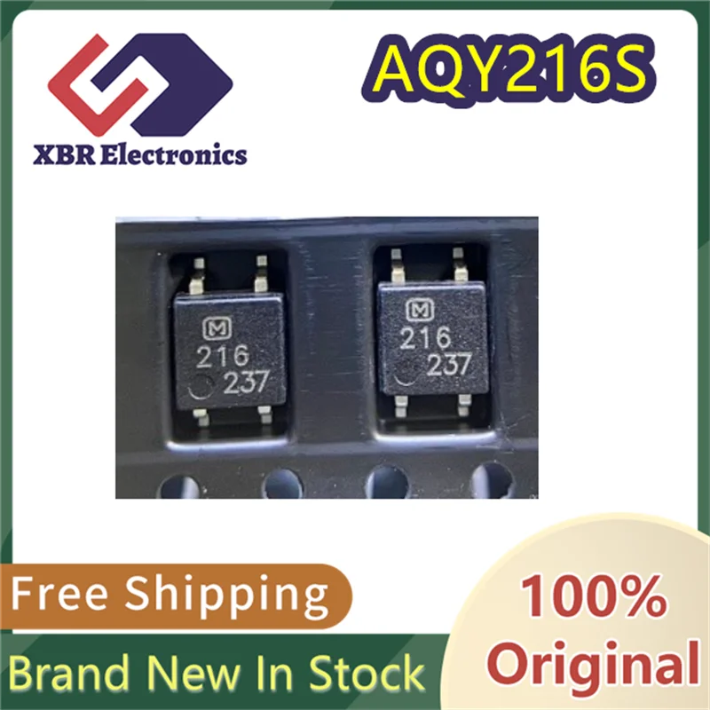 

(10/50 pieces) AQY216S AQY216 216 SOP4 SMD Brand new original Optocoupler Solid State Relay Electronics Free shipping