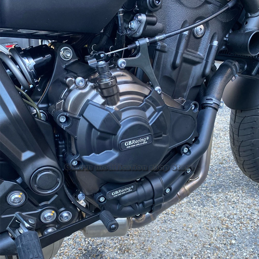 Motorcycles Engine Cover Protection Case For case GB Racing For YAMAHA MT-07 FZ-07 Tracer 700/ XSR700 Engine CoversProtectors image 4