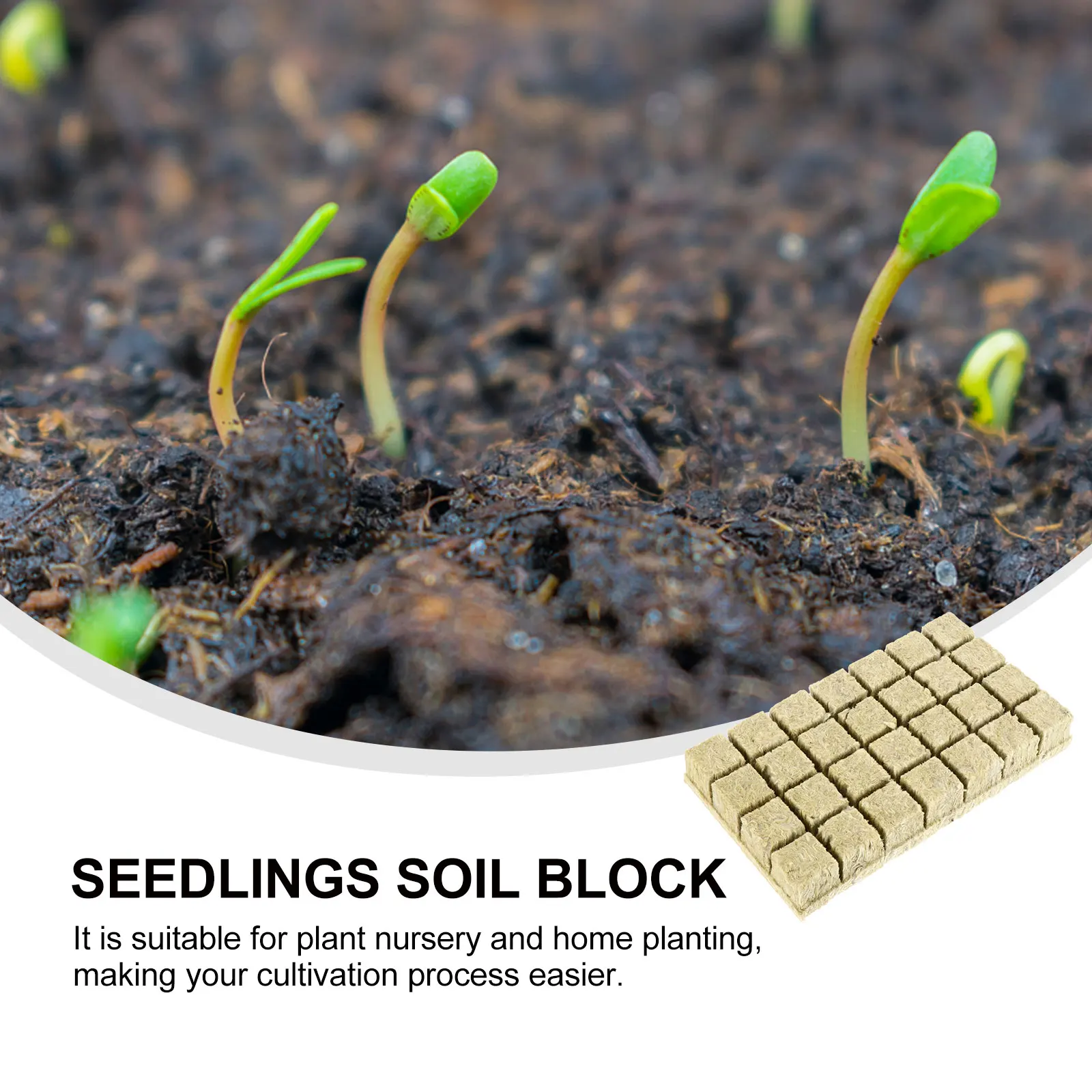 

28pcs Soilless Cultivation For Garden Nutrient Soil Seedlings Peat Flower Nutrient Block Plant Fertilizer Gardening Supplies