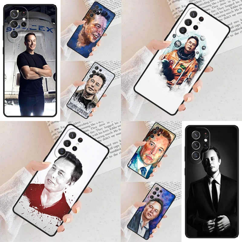 Elon Musk for president Phone Case For Samsung Galaxy S24 S23 S22 S21 Ultra S10 Note 10 Pro S20 Plus FE S9 S8 Cover