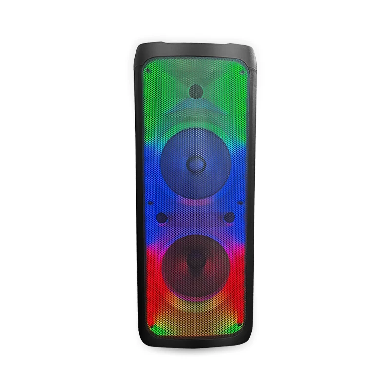 High Power 12 Inch 600W Wireless Light Emitting Diode Party DJ Stage Microphone Multimedia Karaoke Subwoofer Subwoofer