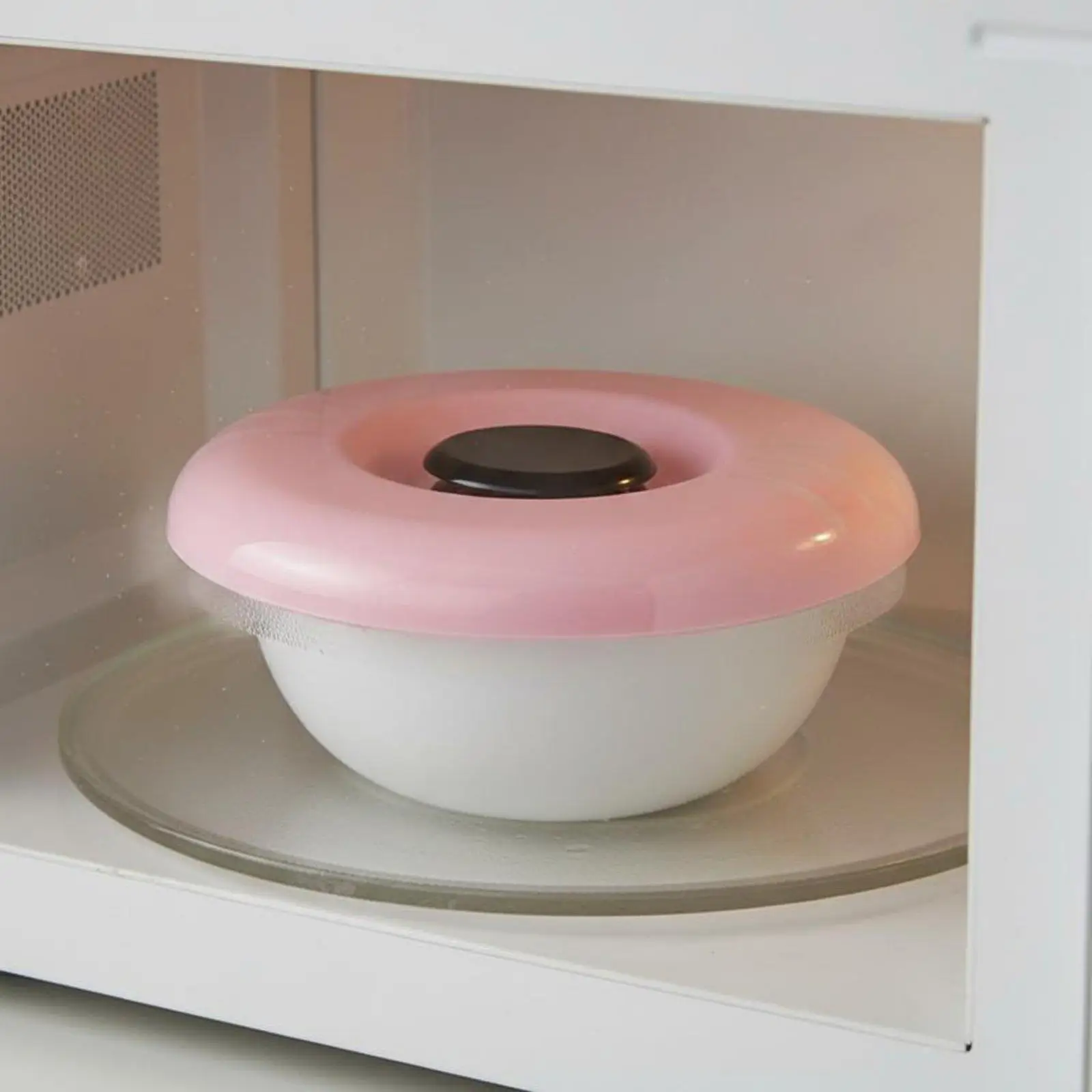 Vented Kitchen Microwave Cover Plate Polypropylene Oil Proof Domed Lid for Keeping Meals Fresh Reheating or Storage