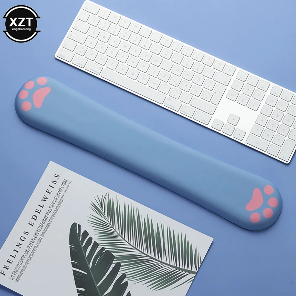 Keyboard Mouse Wrist Pad Ergonimic Cartoon Puppy Footprints Wrist Rest for Laptop Support Accessories