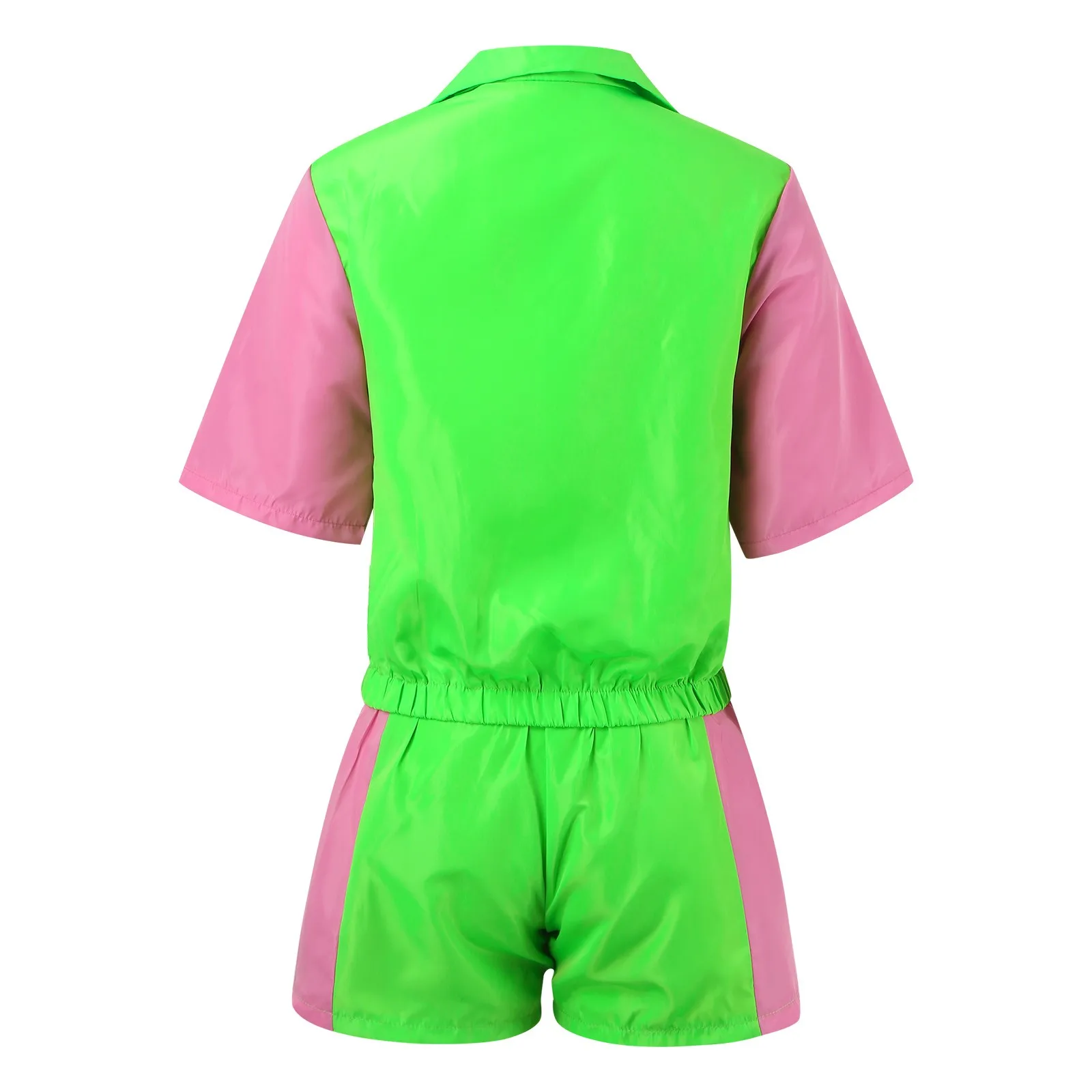 Adult Women Zippers 80s Tracksuit Retro Hip Hop Windbreaker Disco Tracksuit Sets Colorblock Outfits Petite Swimsuits For Women