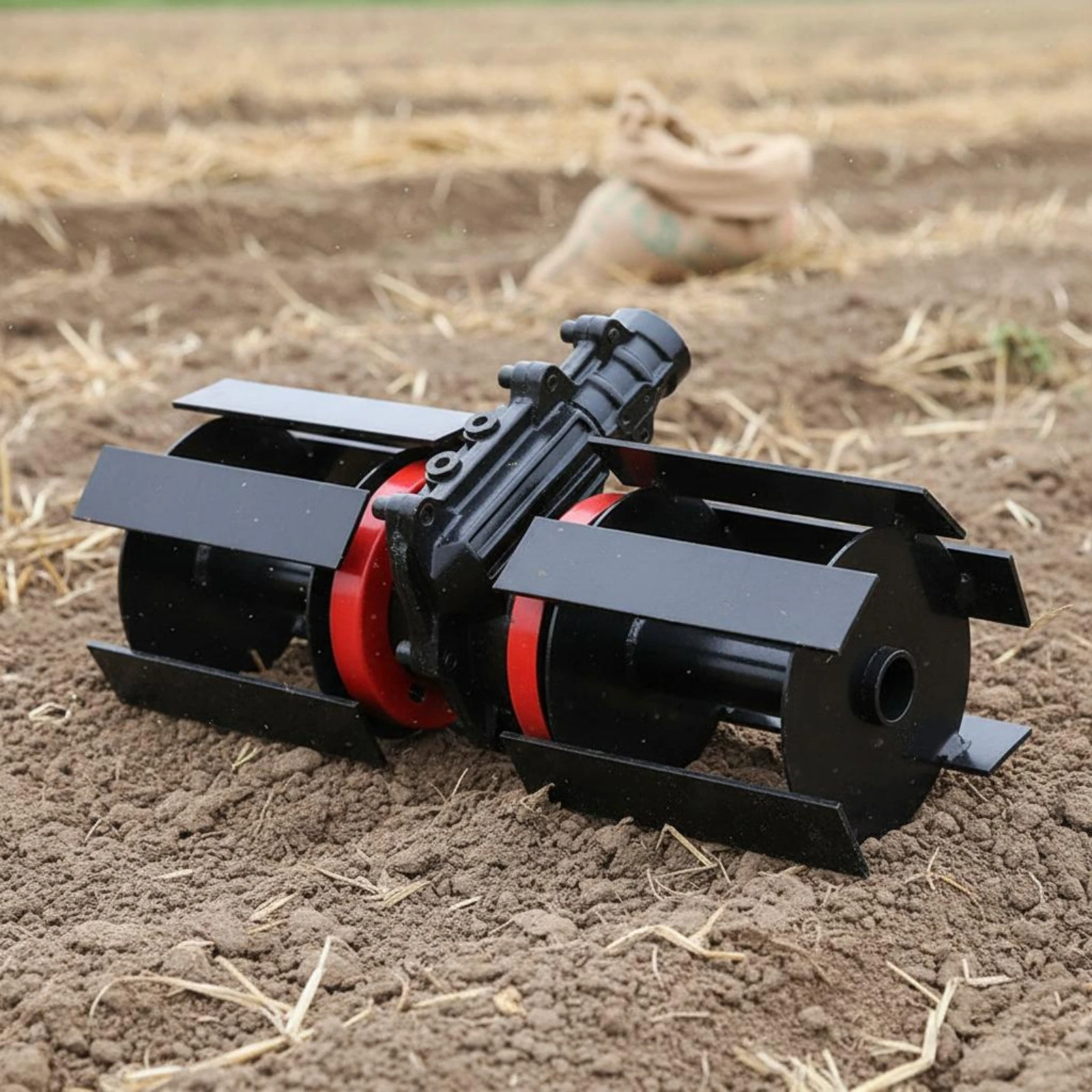 Garden Tiller Attachment Universal Fit Weeding Wheel Tilling Wheel Easy to Install OEM Compatible for Farm