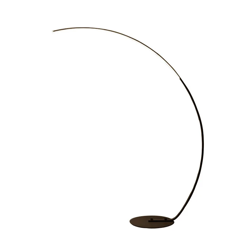 

Amazon cross-border floor lamp led designer art model room living room creative arc minimalist ins fishing lamp