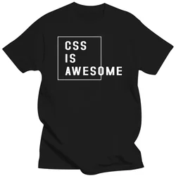 100% Cotton Unisex T Shirt Css Is Awesome Developer Coder Programmer IT Funny Joke Gift Tee