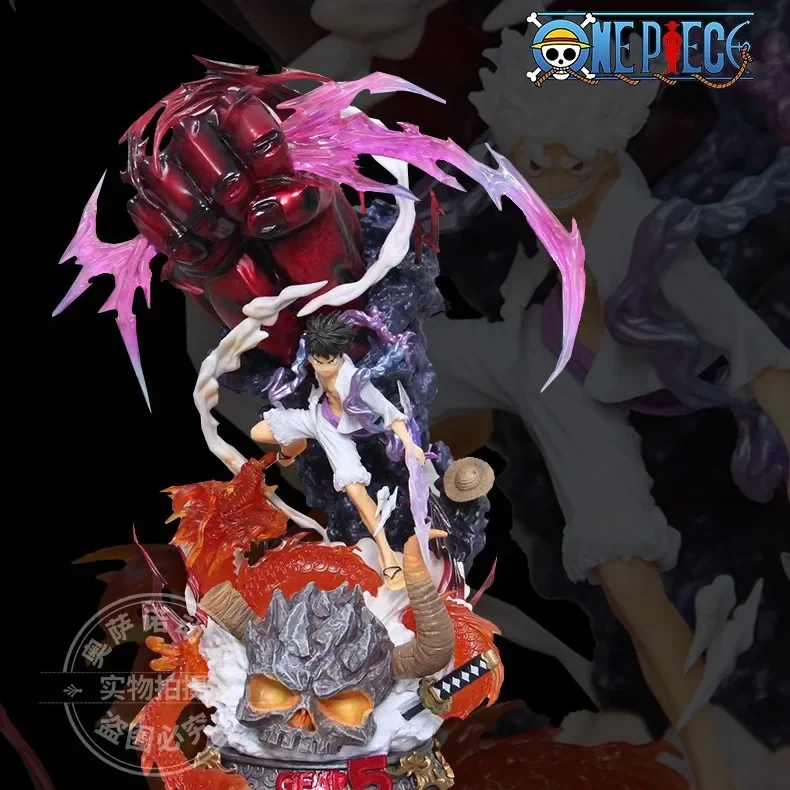 ONE PIECE XS Nika Form Fifth Gear Sun God Luffy Renren Fruit Phantom Beast Model Figure Animation Ornament