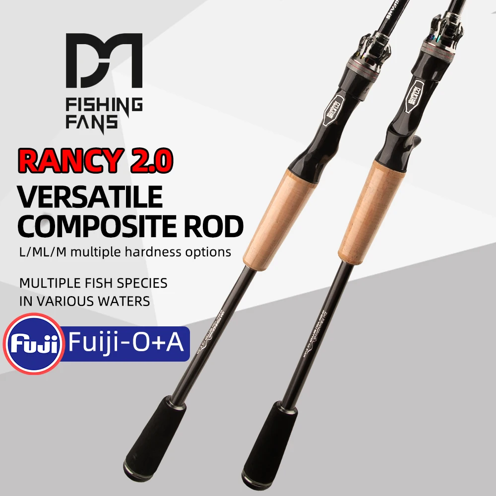 

Удочка для морского окуня FISHINGFANS RANCY 2.0 с кольцами FUJI O ALCONITE, рукояткой из пробки AA, декоративной карбоновой лентой, мощность L, ML, M, 10-20 г, 7-15 г
