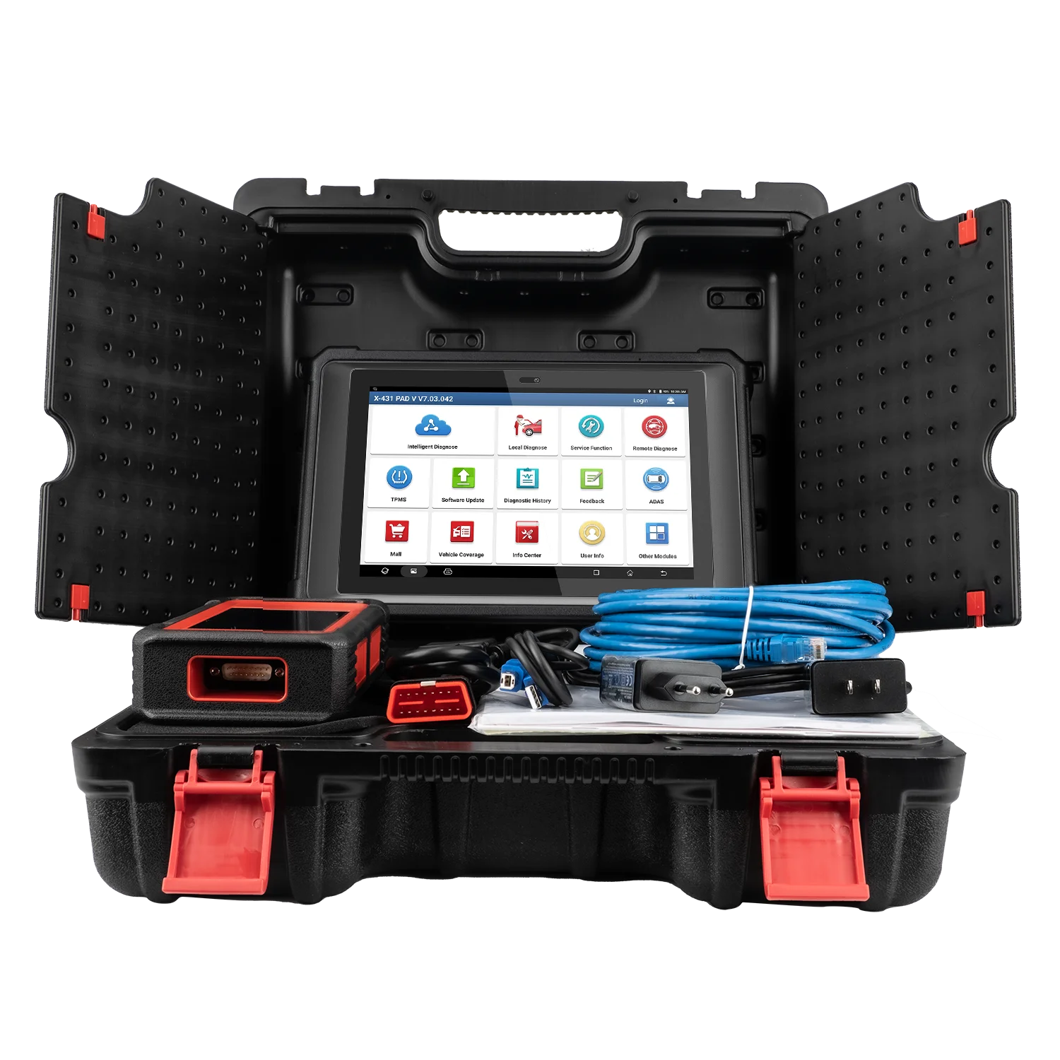 LAUNCH X431 PAD V Elite ECU-Codierungs-Scan-Tool, Topologiekarte, Vollsystem-Diagnosescanner, Vollständige bidirektionale Steuerung & 60+ Reset-Funktionen – Detail 18
