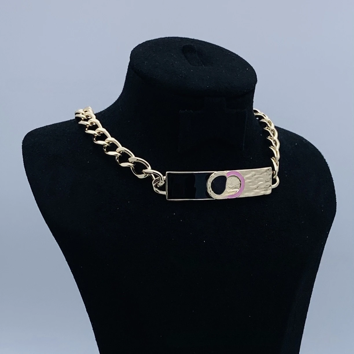 قلادة مزدوجة فلاش الماس الايبوكسي ريترو صغيرة عطرة نمط جديد قلادة المرأة 2025 #5