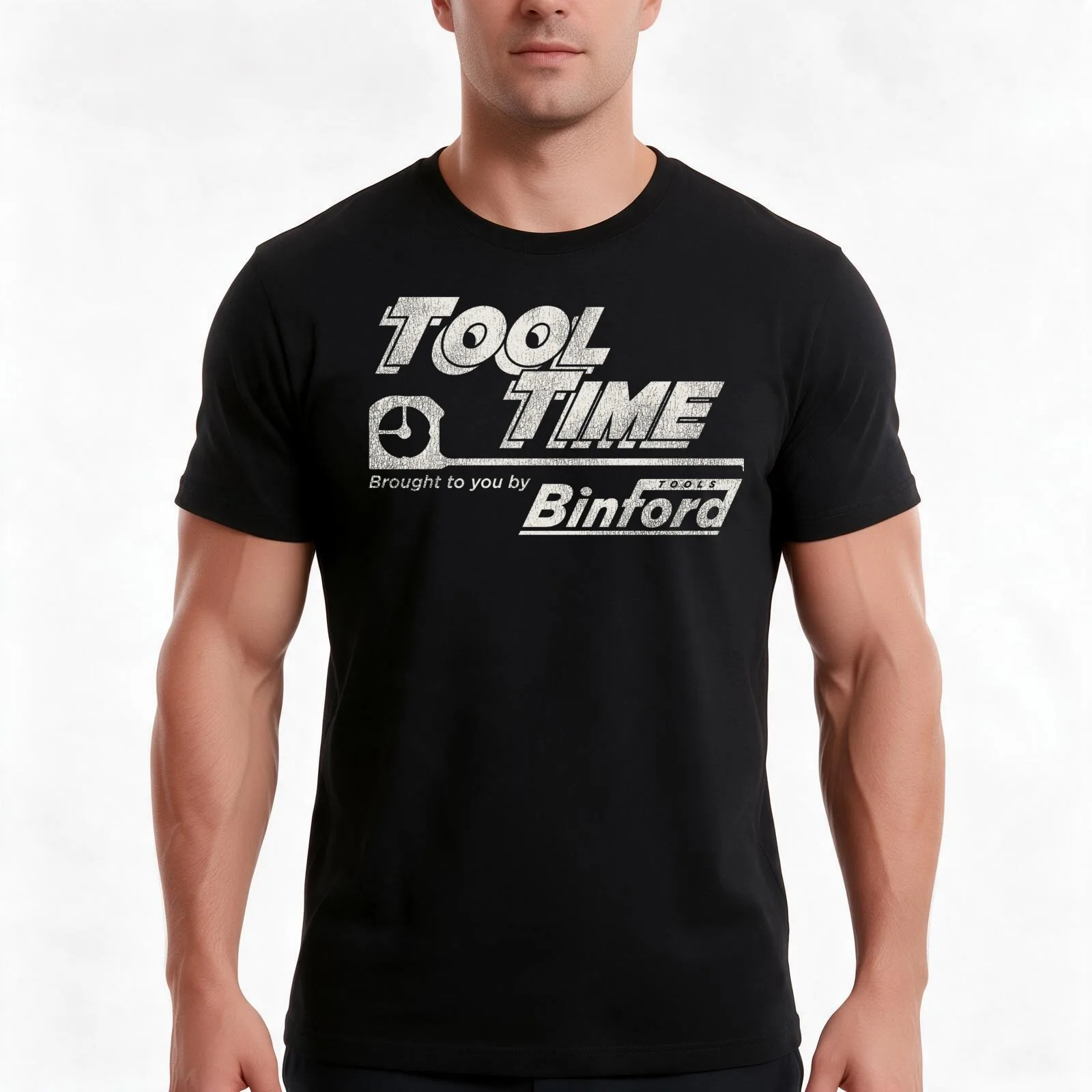 Tool Time Home Improvement Worn Out T-Shirt, Summer Casual Cotton Tee, Oversized Streetwear Tops, Vintage Graphic Print