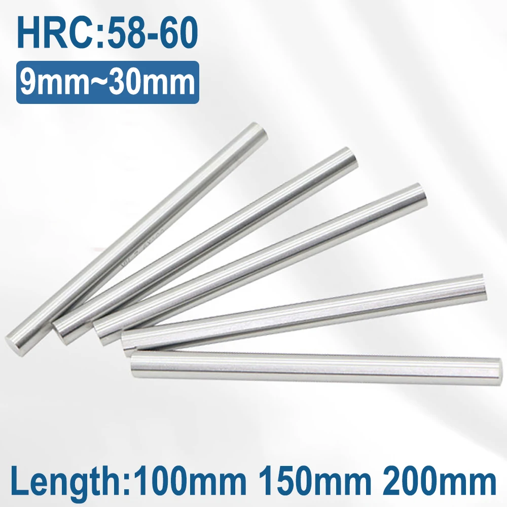 

1Pcs High Speed Steel Round Bar HSS Precision Ground Tool Steel Rod Diameter 9mm-30mm Length 100/150/200mm