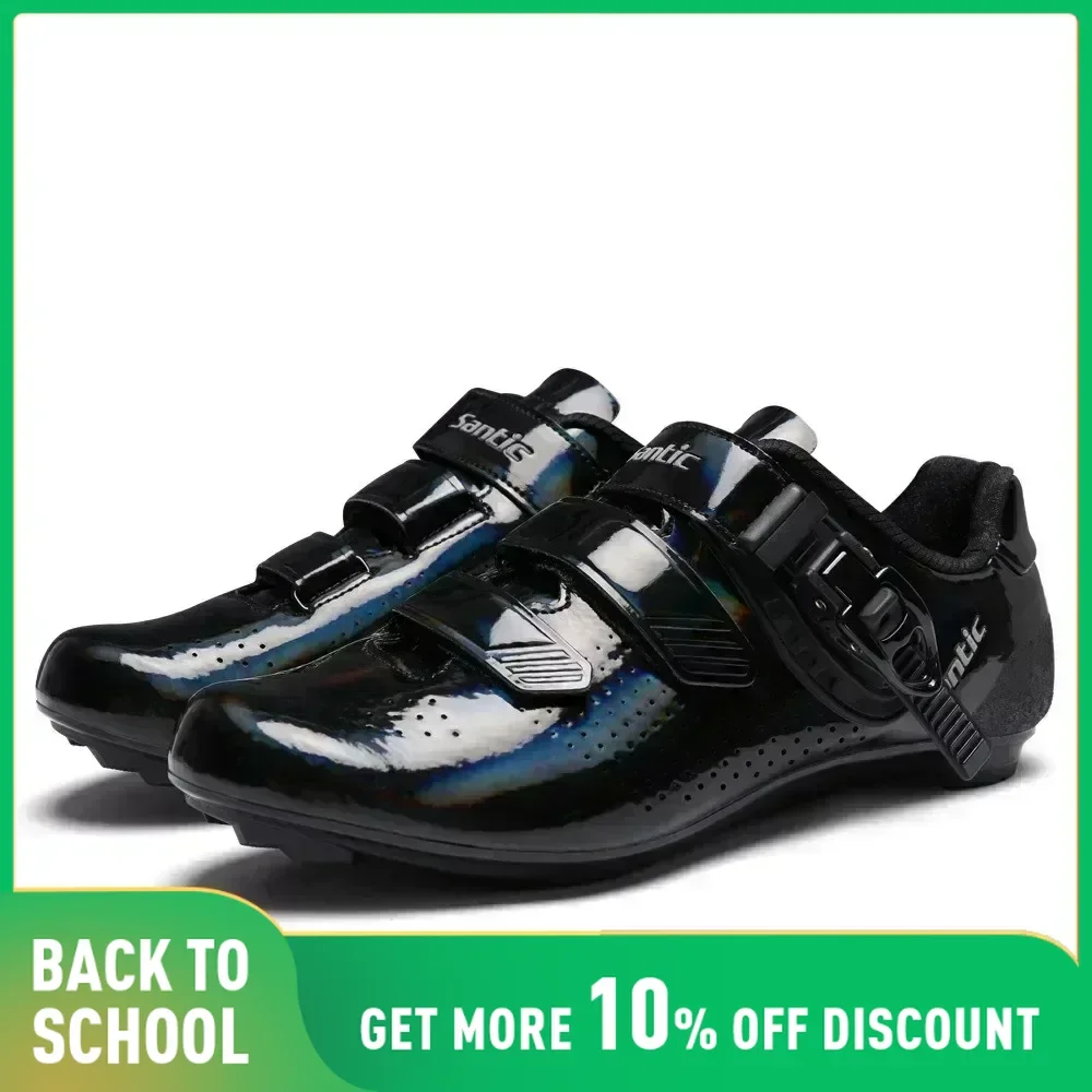 Santic Cycling Locking Shoes Men Bike Sports Power Outdoor Sports MTB Adult Comfortable Casual Sneakers Road Bike Shoes Unisex