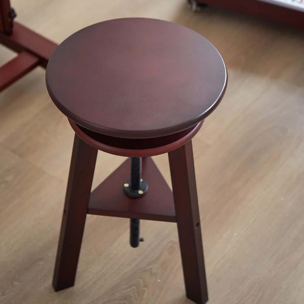 easel stool, oil painting stool, painting chair, beech wood lifting stool