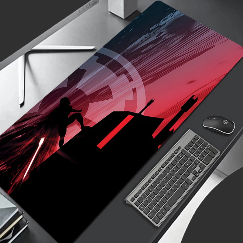 Mousepad novo s-star wars darth vaders grande mouse pads jogo escritório portátil tapete macio antiderrapante desktop pc jogo mouse pad