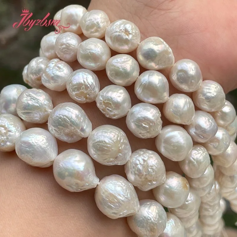 7-8/9-10/10-14mm Natural Freshwater Pearl Reborn Keshi Edsion Nearround Stone Beads 15 inch For DIY Jewelry Making Free shipping