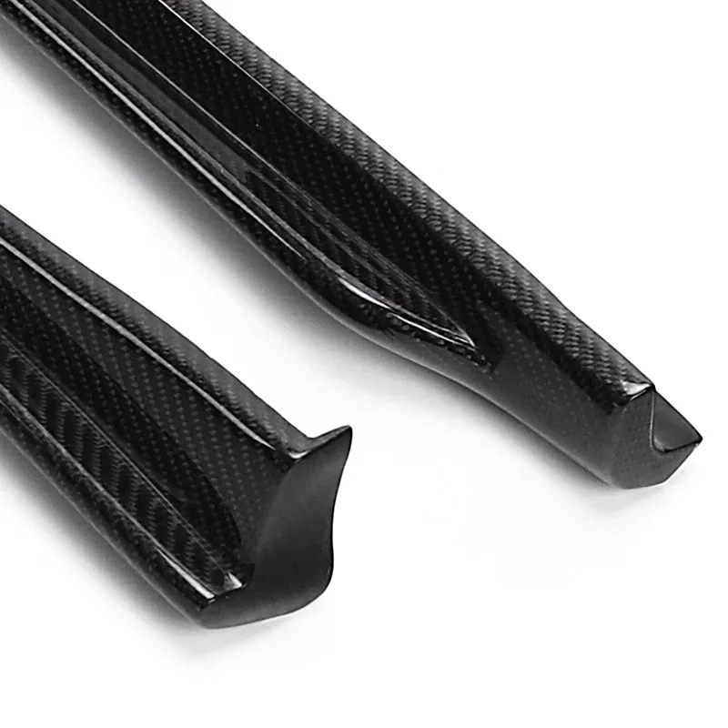 For BMW M5 F10 Real Carbon Fiber 3D Style Side Skirts view 6