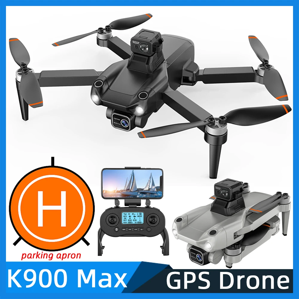 

K900 MAX 4K Camera Drone GPS FPV Drones Toys 5G Quadcopter RC Plane Obstacle Avoidance Brushless RC Helicopter Mini Drone Gifts