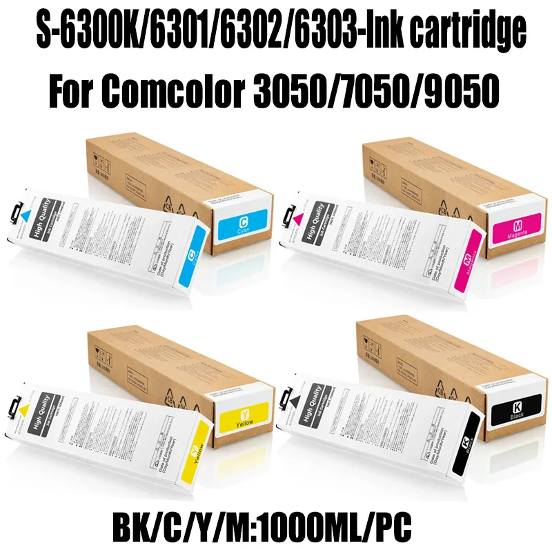 

S-6300 S-6301 S-6302 S-6303 Premium Ink Compatible Cartridge for RISO Comcolor 3050/7050/9050/3010/7010/9010 Printer