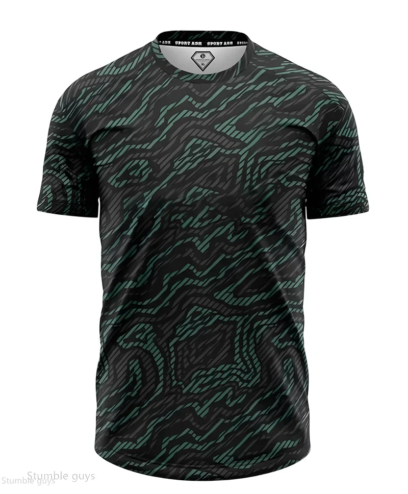 2026 Neues Herren Oversize Anime T-Shirt Sommer Locker Sitzend Kurzarm Atmungsaktiv Leicht Modisches Sport-Trikot