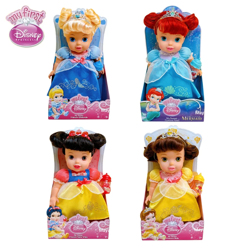 

My First Disney Princess Deluxe Doll My Sweet Princess Ariel Snow White Cinderella Cartoon Salon Doll Children's Play House Toys