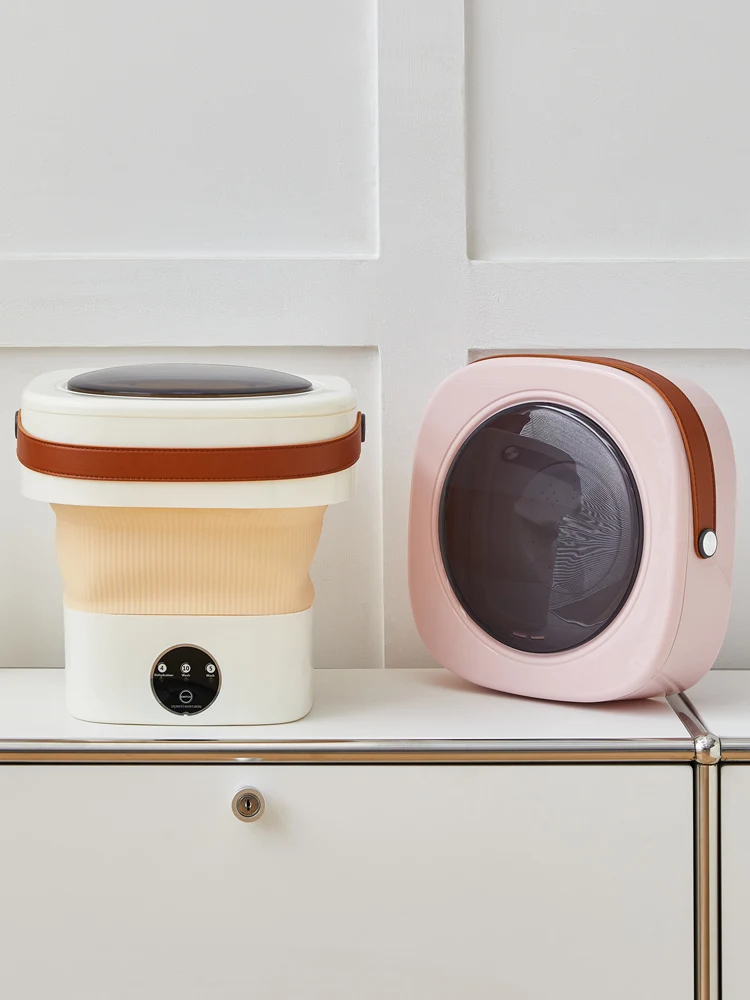 Portable Mini Washing Machine Semi-Automatic With USB Power For Outdoor Trade Home Appliances Plastic Housing Manufactured Logo
