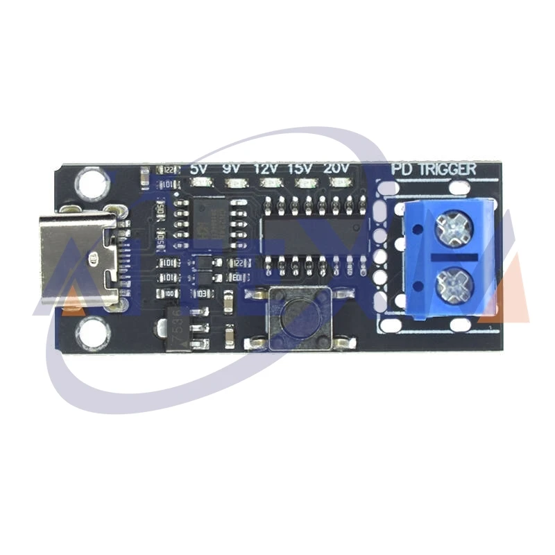 100W 5A USB-C Fast Charge Trigger Board Module PD/QC Decoy Board Fast Charge USB Type-C PD 2.0 3.0 Boost Power Module CMTPD