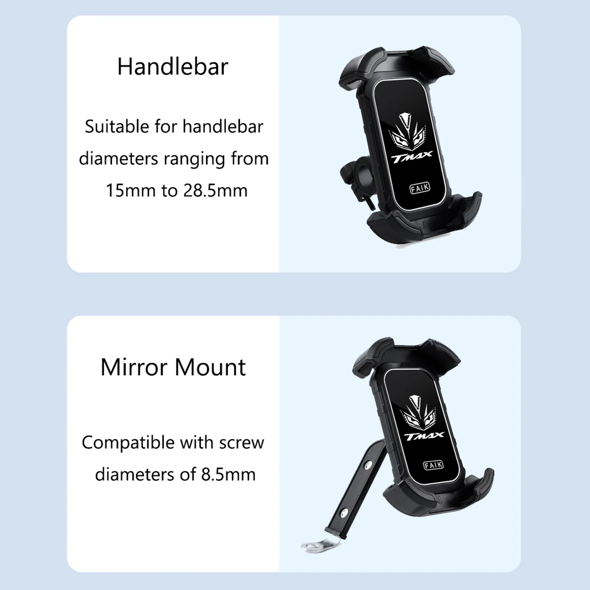 For YAMAHA T-Max 500 TMAX 500 560 TMax 530 Accessories Motorcycle Handlebar Mobile Phone Holder GPS Stand Bracket image 3