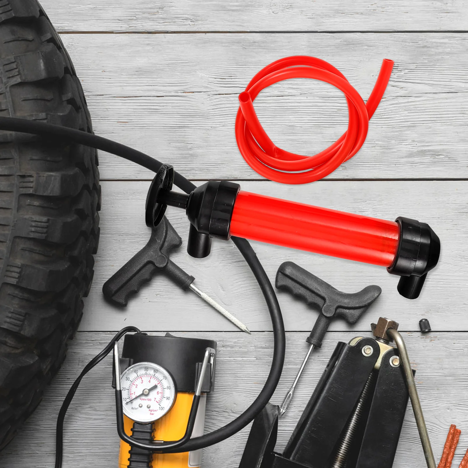 

Manual Oil Pump Extractor Lightweight for Car ATV RV Lawn Mower Fluid Engine Oil Change Pump Automotive Tools Supplies